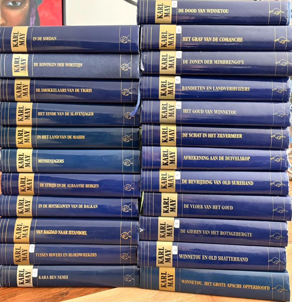 Serie van 23 boeken Karl May, Ophalen, Gelezen, Nederland