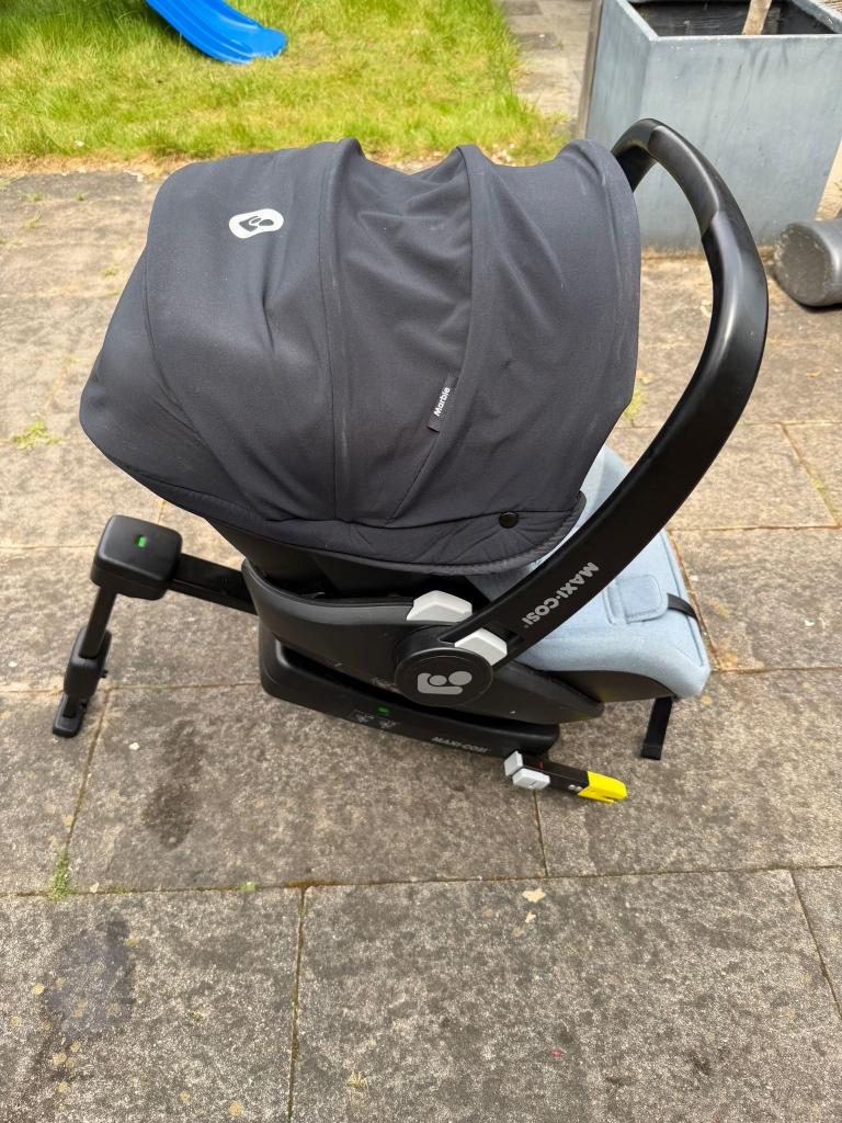 Autostoeltje maxicosi met isofix, Ophalen, Autogordel of Isofix, Gebruikt, 0 t/m 18 kg