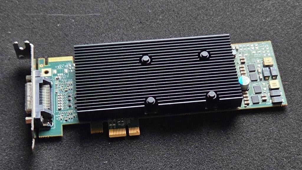 Matrox M9120-E512LAU1F Graphics Card 512MB PCI-E, Computers en Software, Videokaarten, Verzenden, GDDR, Zo goed als nieuw, PCI-Express 1