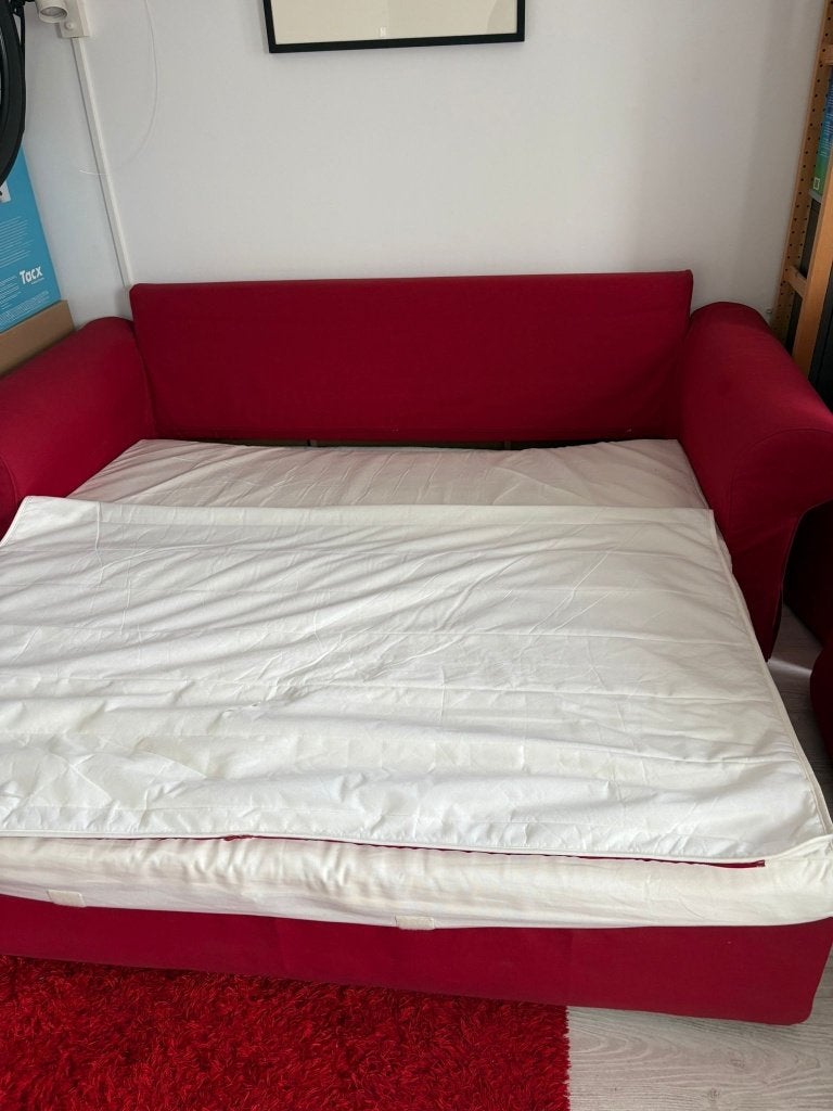 Slaapbank  (bed 160x200), Ophalen, Gebruikt, Tweepersoons, 200 cm