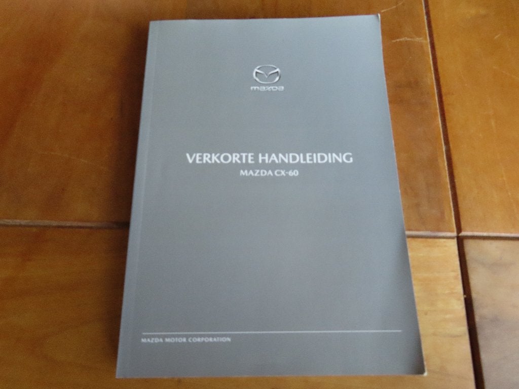 Instructieboek Mazda CX-60 incl. audio, navigatie 2022, Ophalen of Verzenden