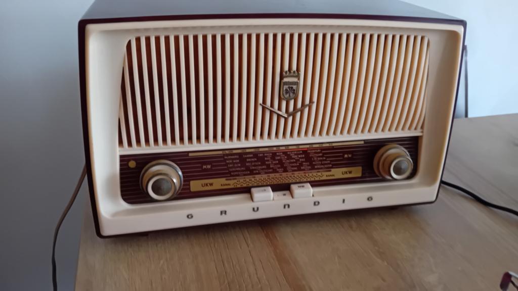 Vintage Grundig radio type 87 —, Ophalen of Verzenden