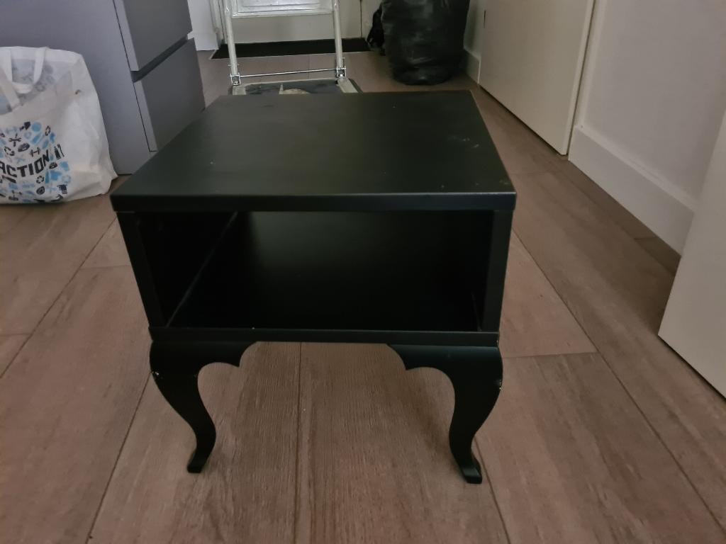 leuk bijzet tafeltje-hout - afm 40-40-40 cm hoog, Minder dan 45 cm, Minder dan 55 cm, Barok, Vierkant