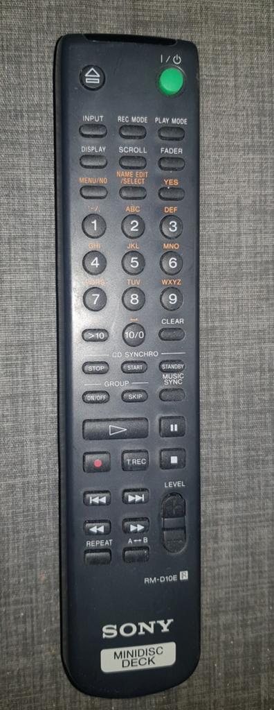 Sony Minidisc mds-je480 mrt afstandsbediening., Verzenden, Minidisc-speler
