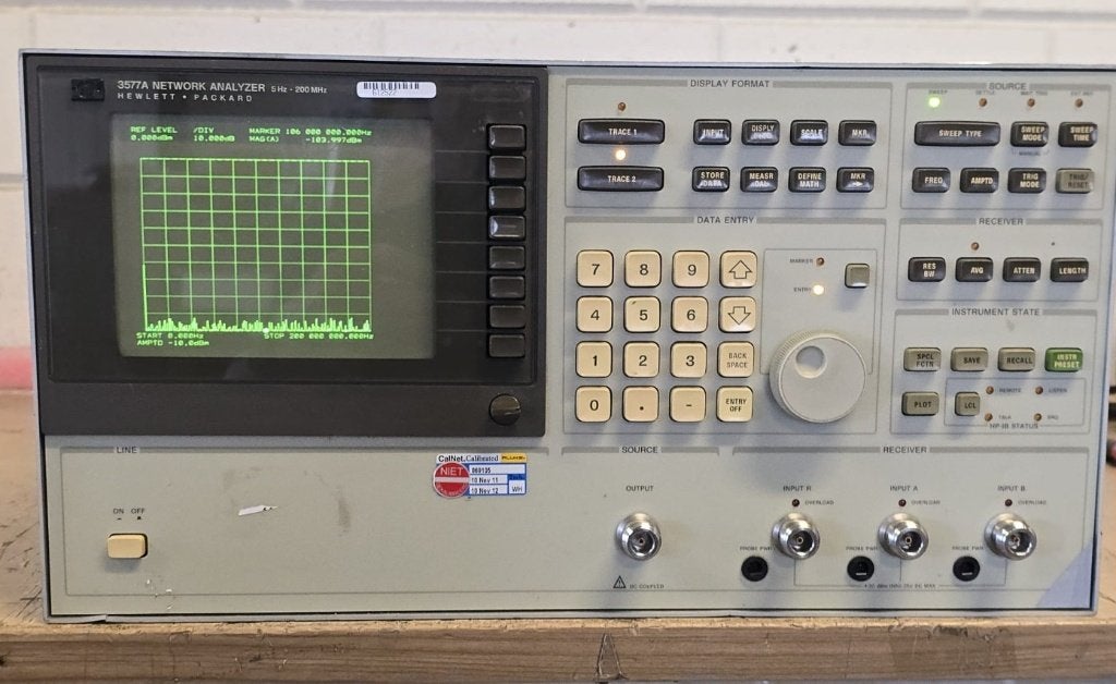 HP HEWLETT PACKARD 3577A network analyzer, Ophalen of Verzenden, Gebruikt, Zender en Ontvanger