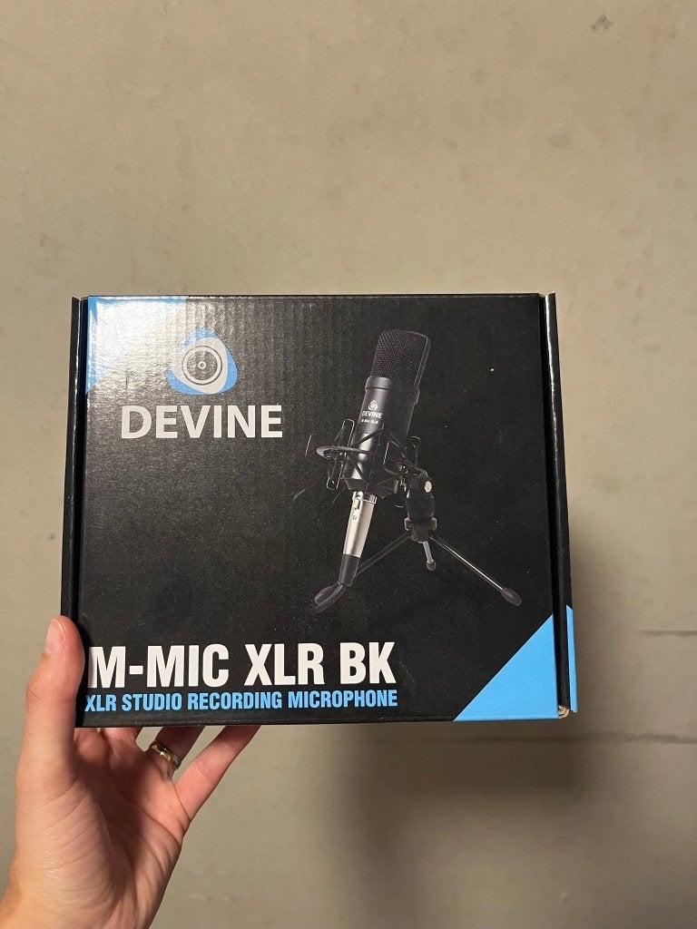 Podcast set met mixer en 3 microfoons, Ophalen, Zo goed als nieuw, Studiomicrofoon