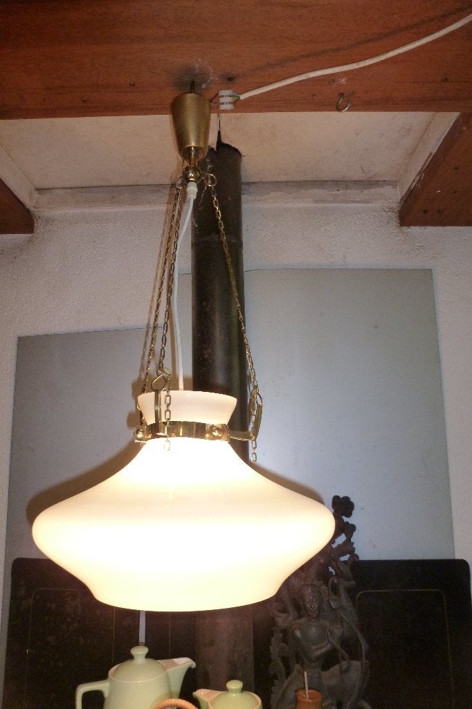 PEILL&PUTZLER ,HANGLAMP, sixties,zeventies,POP,VINTAGE, Gebruikt, Glas, SIXTIES,ZEVENTIES,MID-CENTURY,POP,SPACE AGE, E27 (groot)
