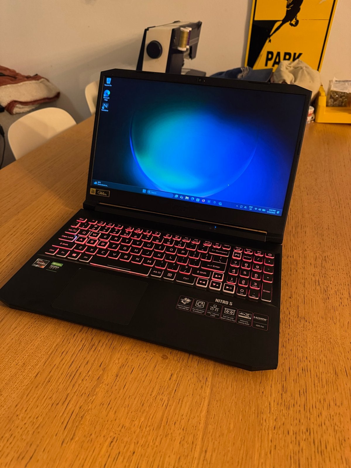 Acer Nitro 5 Gaming Laptop - Nieuwe batterij & stofvrij