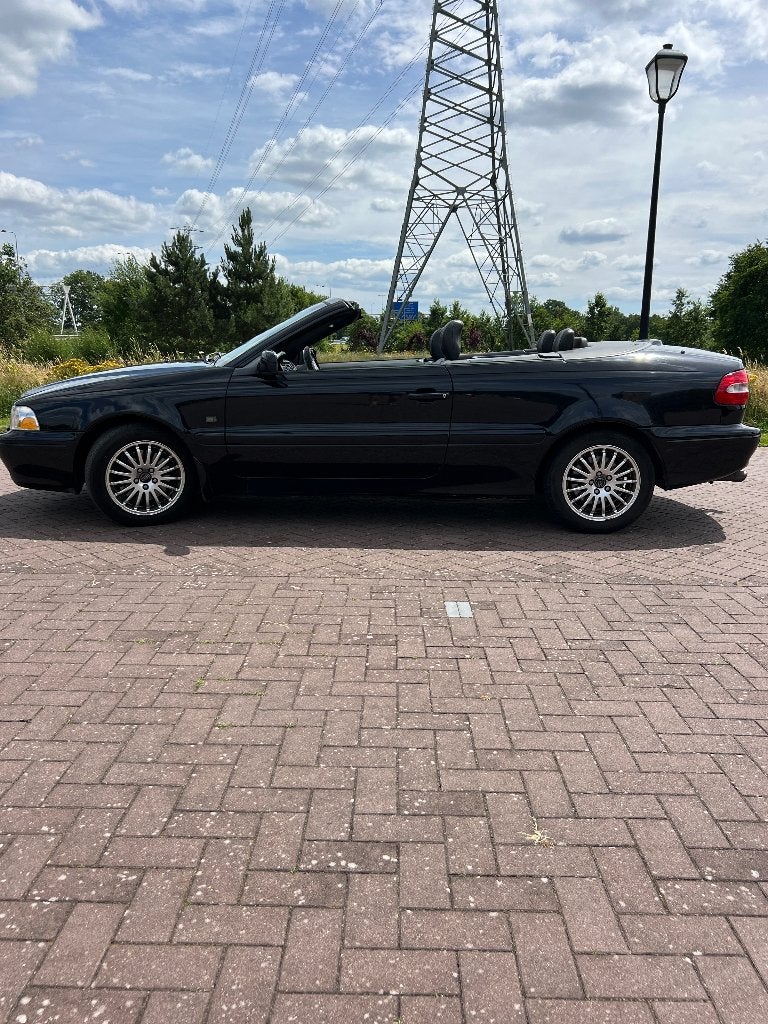 Volvo C70 Cabrio 2003 Zwart, Auto's, Volvo, Automaat, Zwart, 4 stoelen, Leder