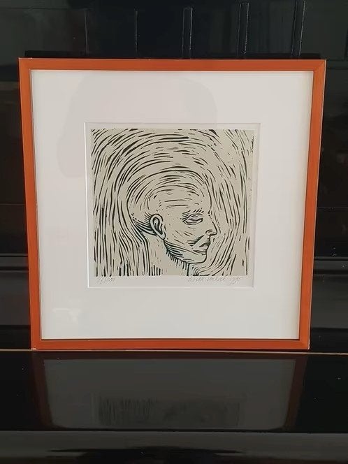 houtsnede Lisette Verkerk 1995 37 / 250 Alphen a d Rijn, Ophalen