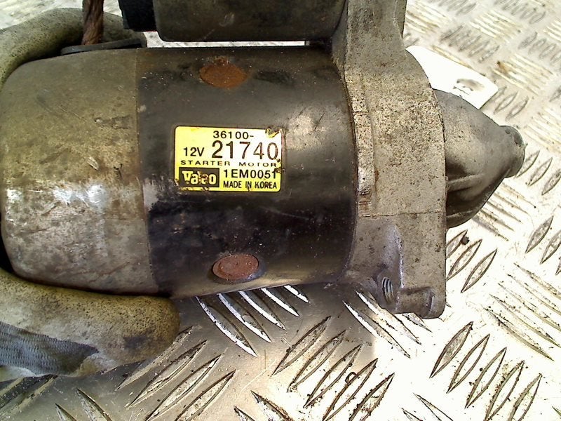 Startmotor Kia Joice (2000-02/2003-09) 3610021740, Info@kia.de, Kia Deutschland GmbH, Gebruikt, Theodor-Heuss-Allee 11, Frankfurt am Main 60486, , Duitsland