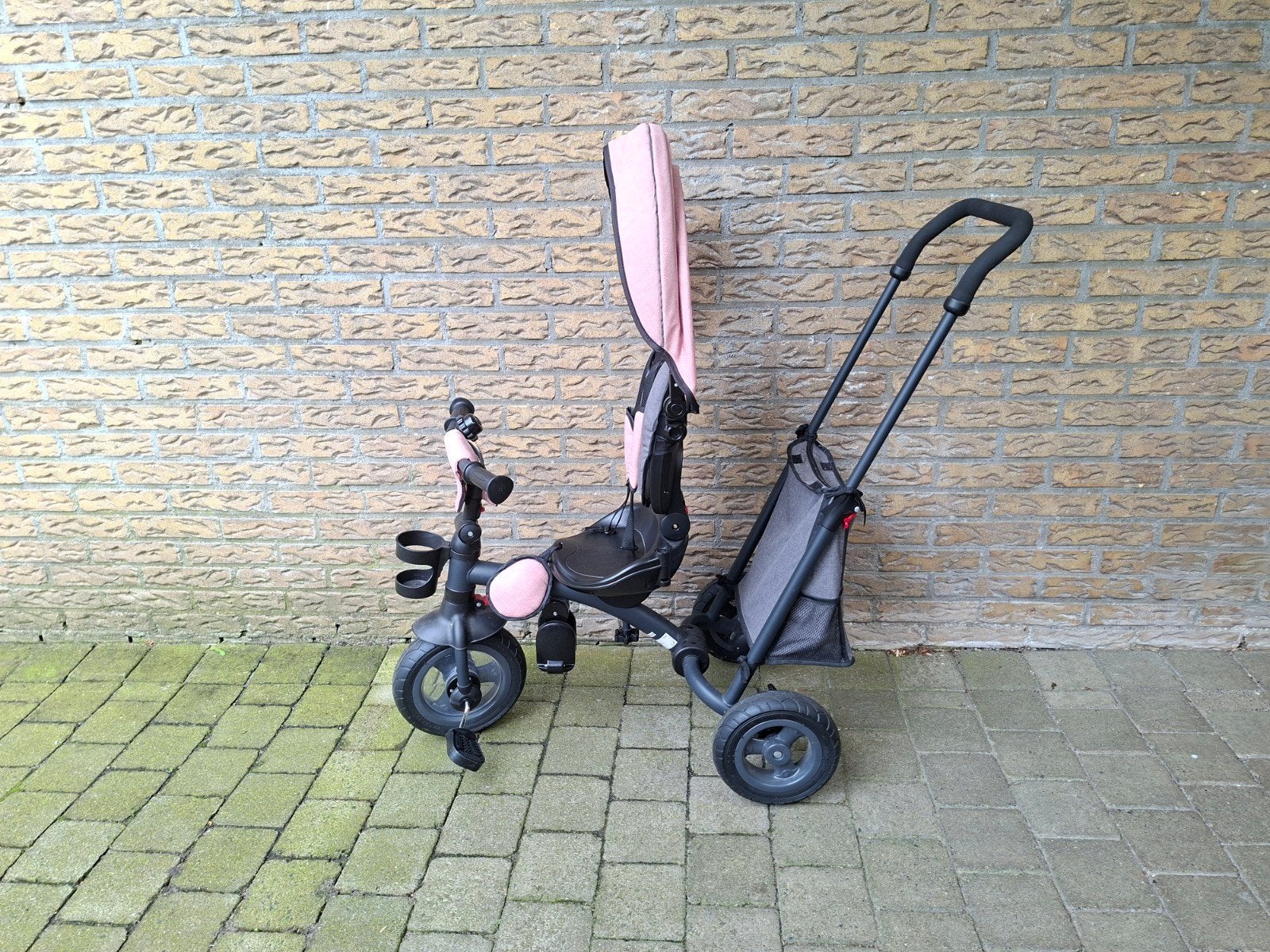 driewieler met duwstang lionelo, Fietsen en Brommers, Ophalen, Gebruikt, Duwstang