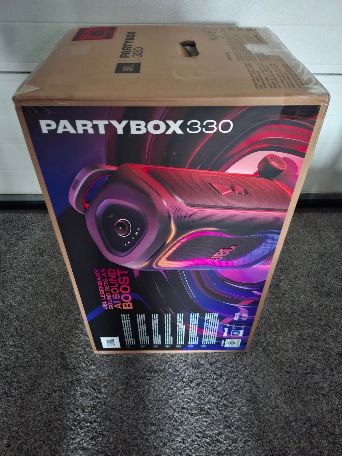 jbl partybox 330 nieuw in doos