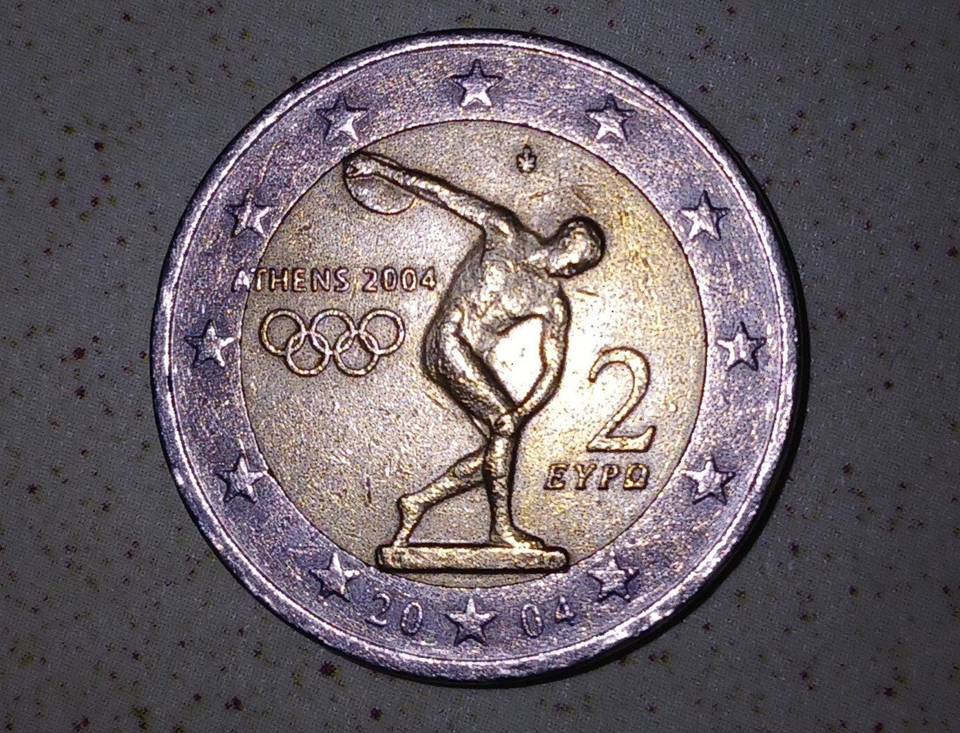 2 Euro Herdenkingsmunt Athene 2004 Olympische Spelen, Ophalen of Verzenden, Griekenland, 2 euro, Losse munt
