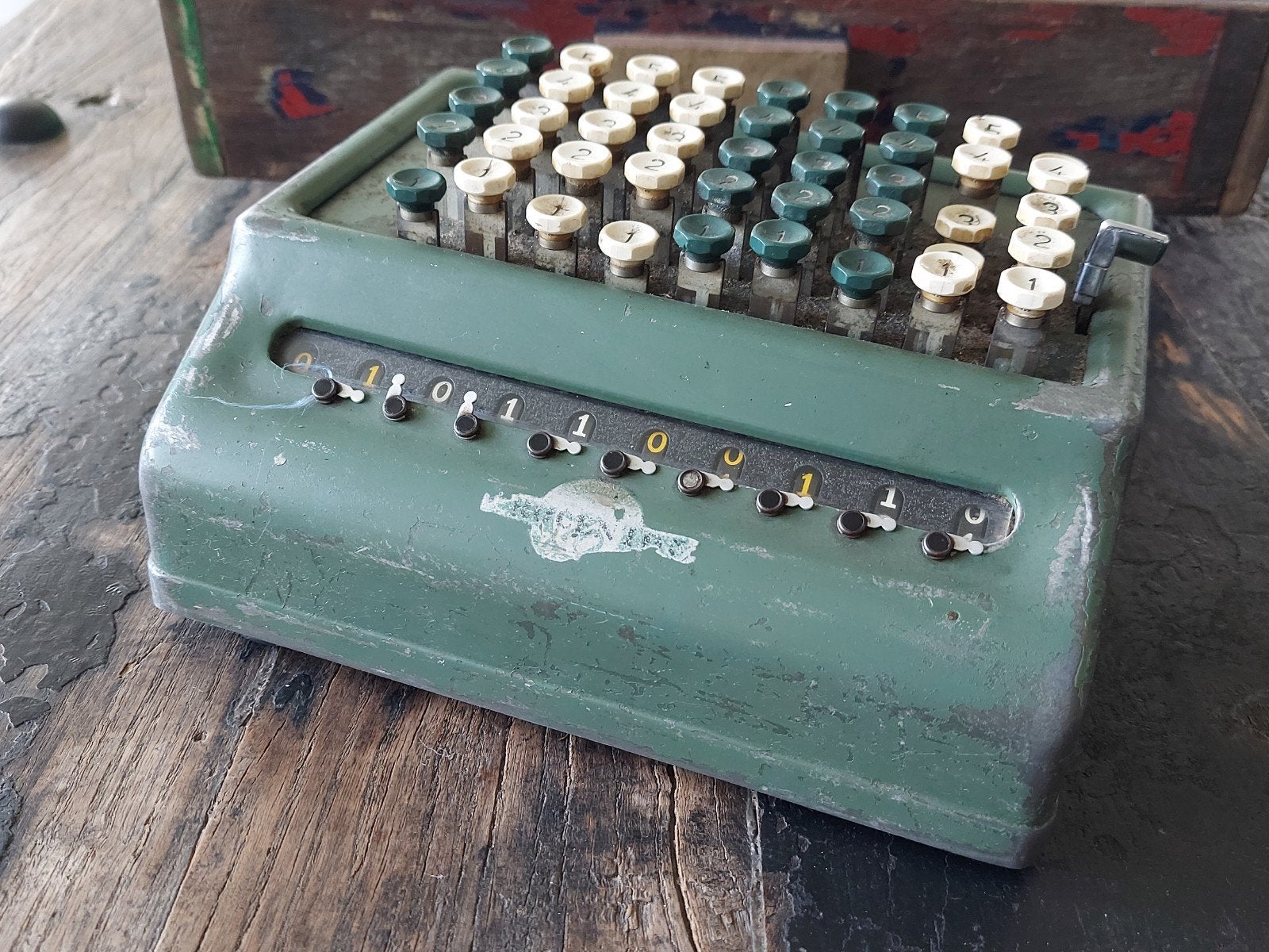Retro vintage Bell punch company limited telegraaf machine, Ophalen of Verzenden, Huis en Inrichting