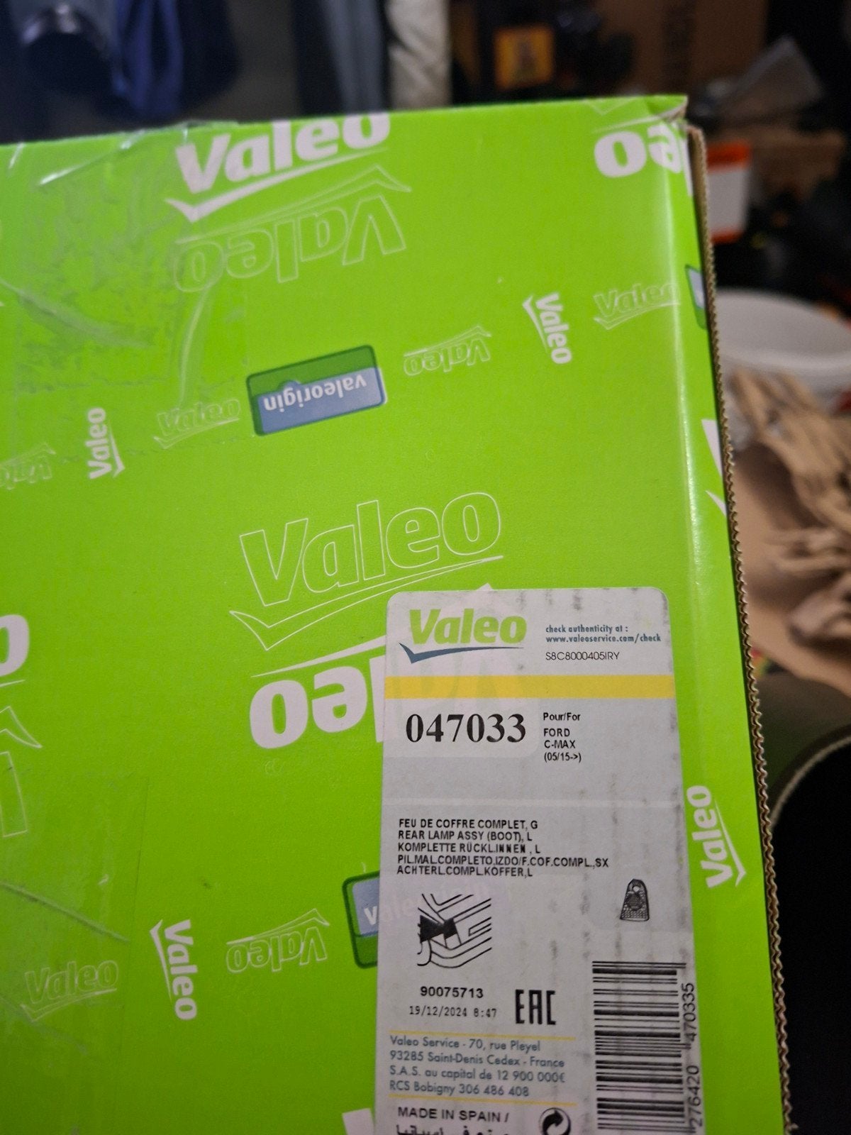 Nieuwe Valeo achterlicht Ford Focus C-Max (09/15->), Ophalen of Verzenden, Nieuw, Ford