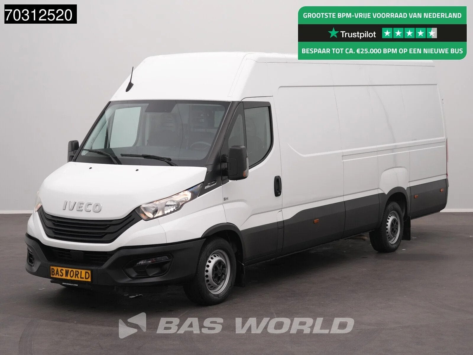 Iveco Daily 35S16 Automaat L3H2 3,5t Trekgewicht 160PK Airco, Auto's, Automaat, Stof, Gebruikt, Euro 6