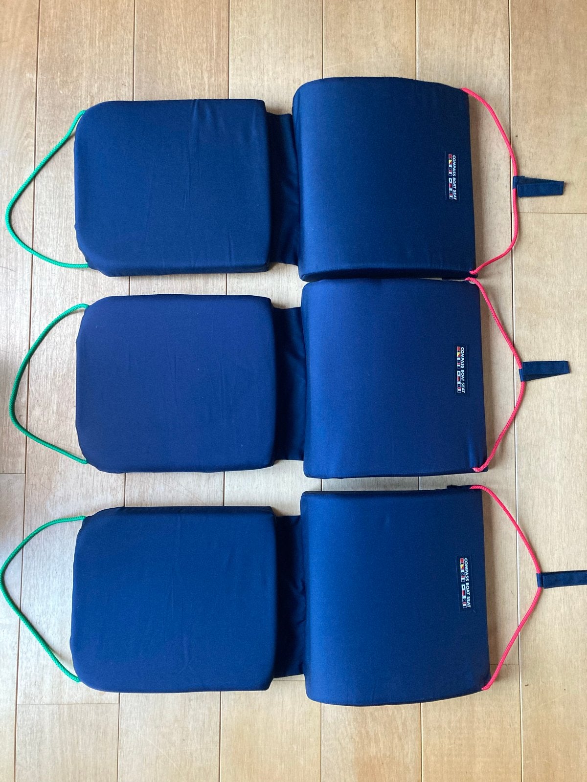 3x Compass zitkussen met rugleuning - Zo goed als nieuw, Verzenden, Zo goed als nieuw, Interieur en Kussens