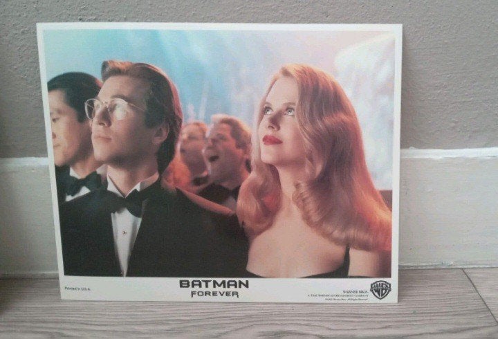 Batman forever 1995 scene poster, Ophalen of Verzenden, Zo goed als nieuw, Film, Foto of Kaart