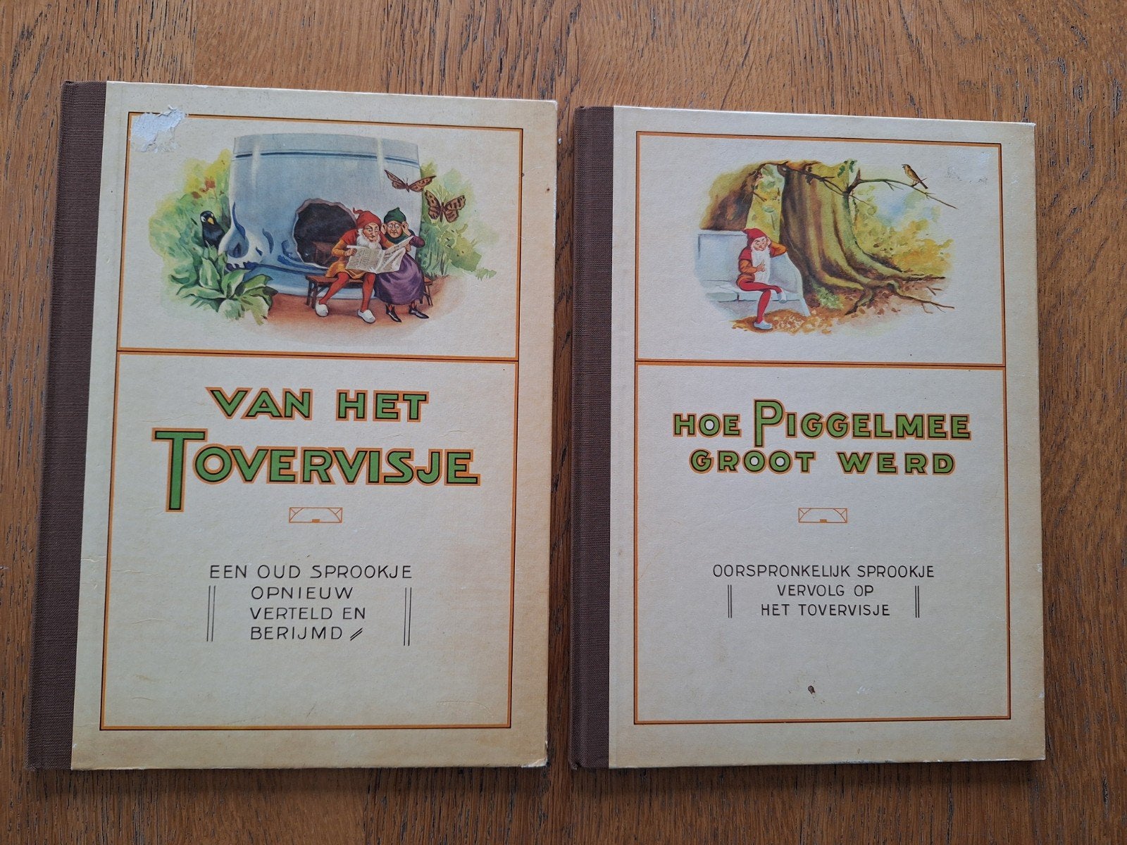 Piggelmee boeken- het Tovervisje en hoe Piggelmee groot werd, Ophalen of Verzenden, Gelezen, Van Nelle, Prentenboek