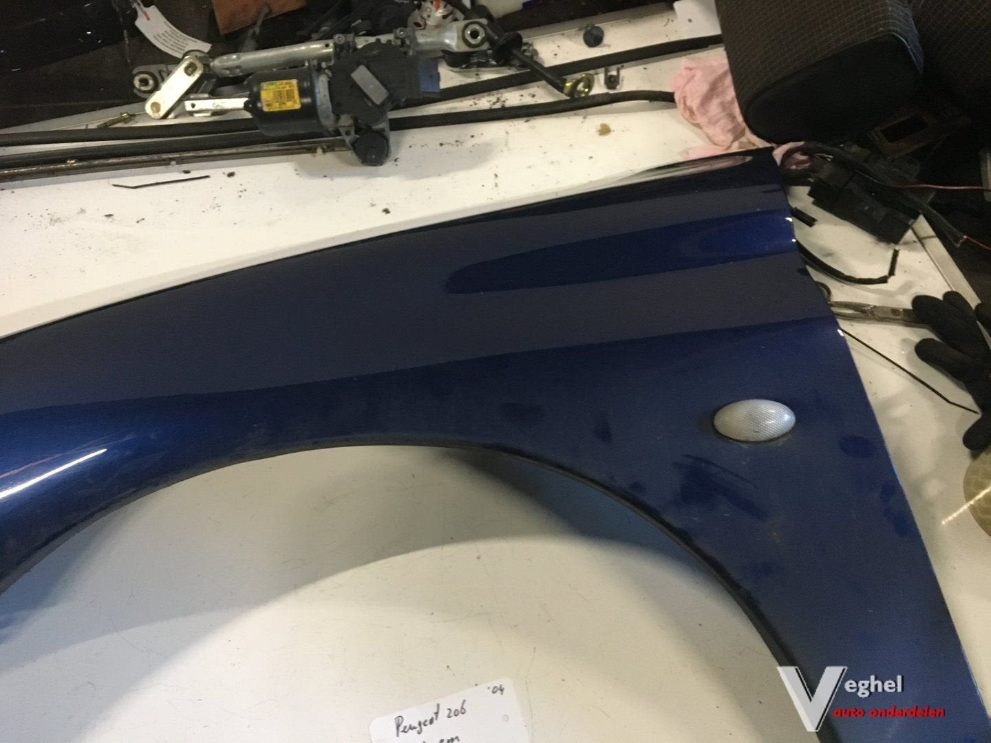 Peugeot 206 2004 Scherm  / Spatboard  Linksvoor, Ophalen, Gebruikt, -, -