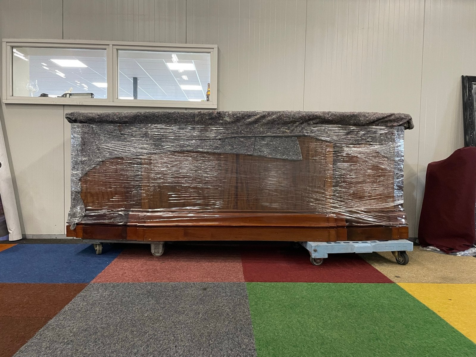 Ruime houten kast - 3 meter breed, Huis en Inrichting, Ophalen, Gebruikt