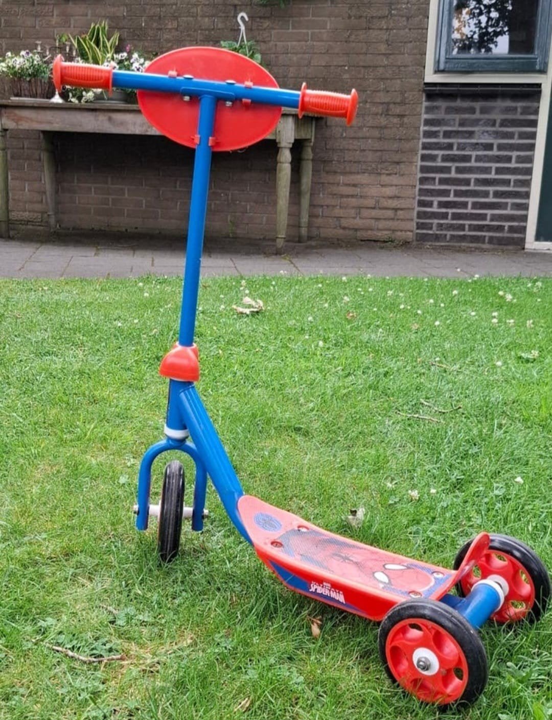 Spiderman step voor kinderen - Blauw/Rood, Ophalen, Gebruikt, Gewone step