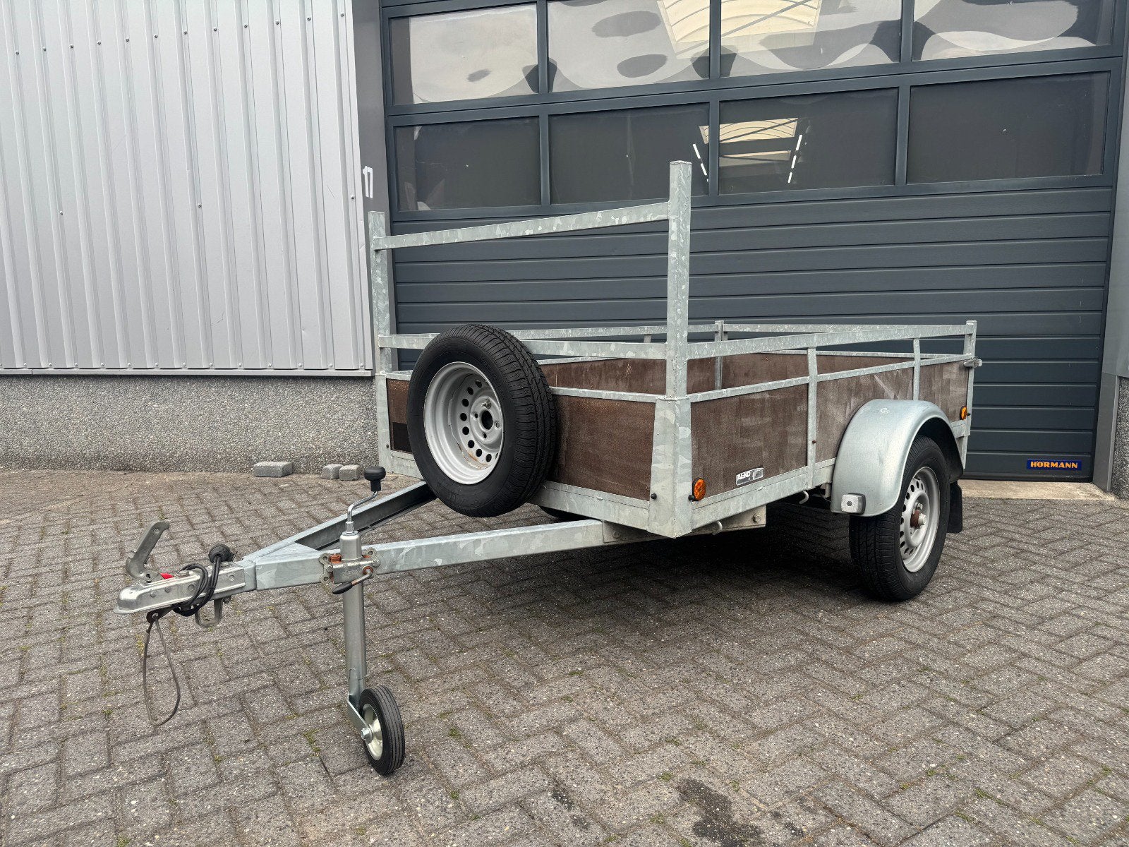 Bakwagen aanhanger 220x130cm | enkelas | met COC papieren , Ophalen, Gebruikt