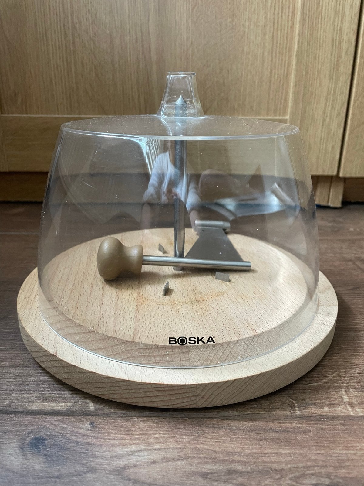 Boska Kaaskruller - Tête de Moine Kaasschaaf met Stolp, Hout, Ophalen of Verzenden, Bruin, Overige typen