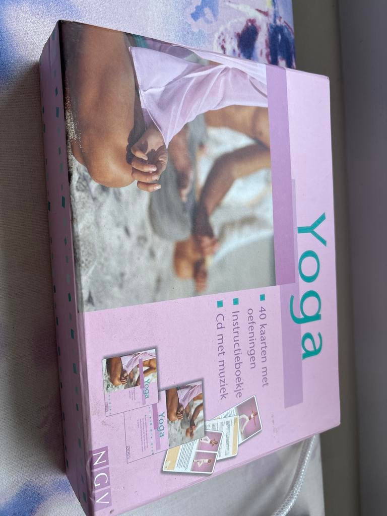 Yoga Oefeningen Set: Kaarten, Instructieboekje & CD, Ophalen of Verzenden, Nieuw, Yoga-accessoire