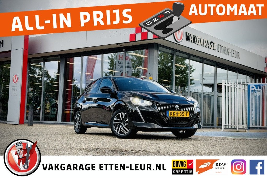 Peugeot 208 1.2 100PK Allure Pack | CAMERA | CLIMA | CARPLAY, Auto's, Automaat, 12 maanden, Gebruikt, Euro 6