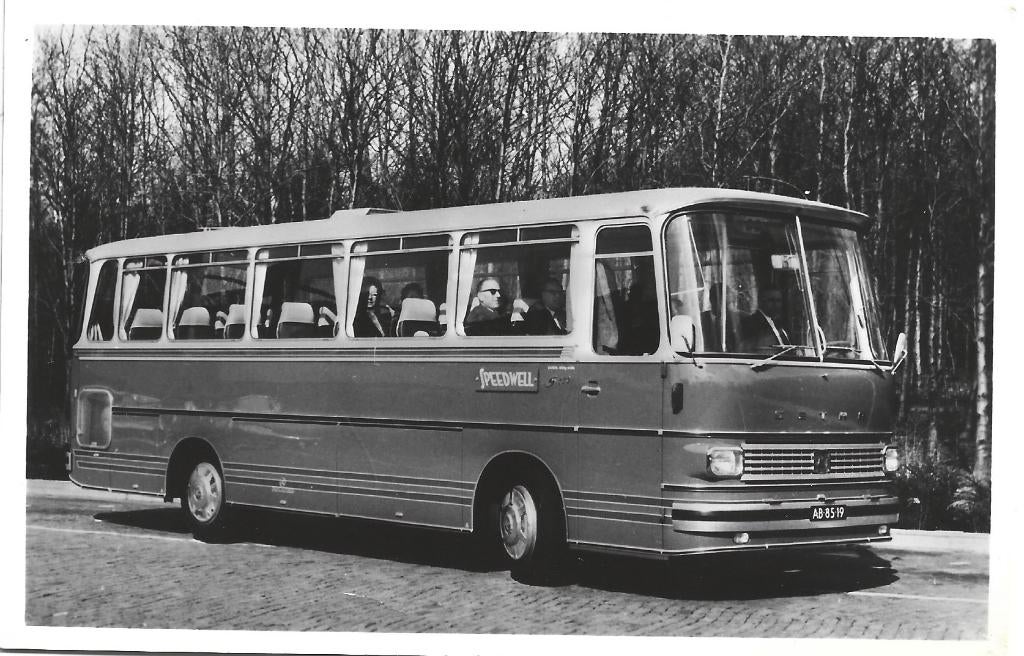 Autobus: Speedwell Touringcars Den Haag, Verzamelen, Verzenden, 1960 tot 1980, Ongelopen, Voertuig