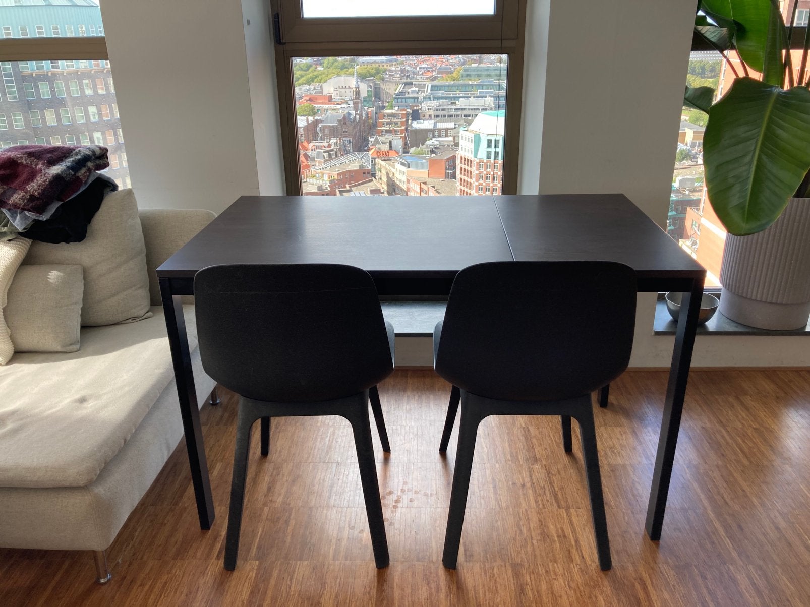 IKEA Vangsta expandable table uitschuifbare tafel, Huis en Inrichting, Tafels | Eettafels, Ophalen, 100 tot 150 cm, 50 tot 100 cm