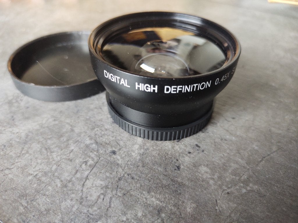 Groothoek macro voorzetlens 58 mm 0,45 groothoek voor Canon, Audio, Tv en Foto, Fotografie | Lenzen en Objectieven, Ophalen, Zo goed als nieuw