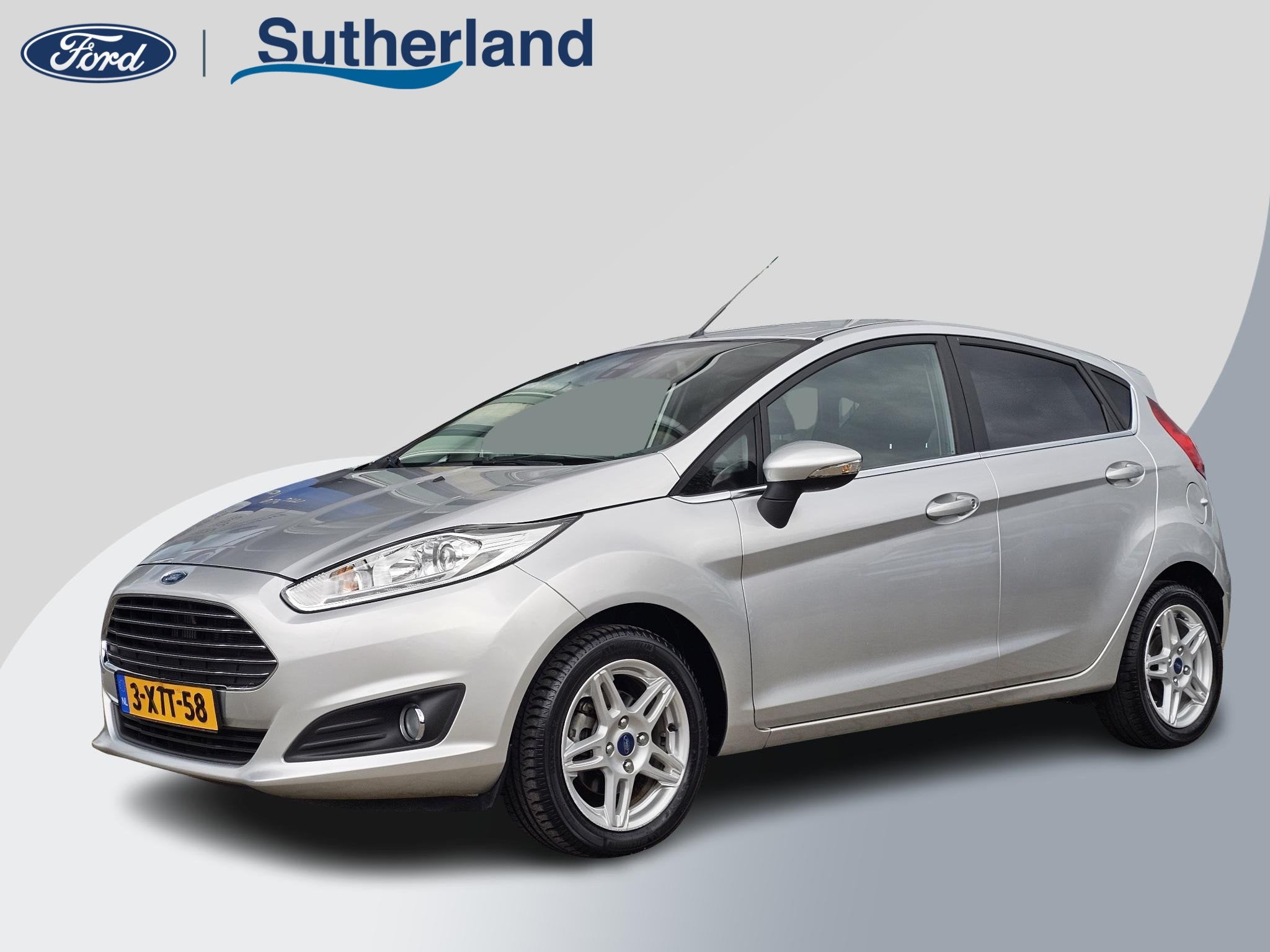 Ford Fiesta 1.0 EcoBoost Titanium Automaat | 1ste eigenaar |, Origineel Nederlands, Bedrijf, Zilver of Grijs, Hatchback