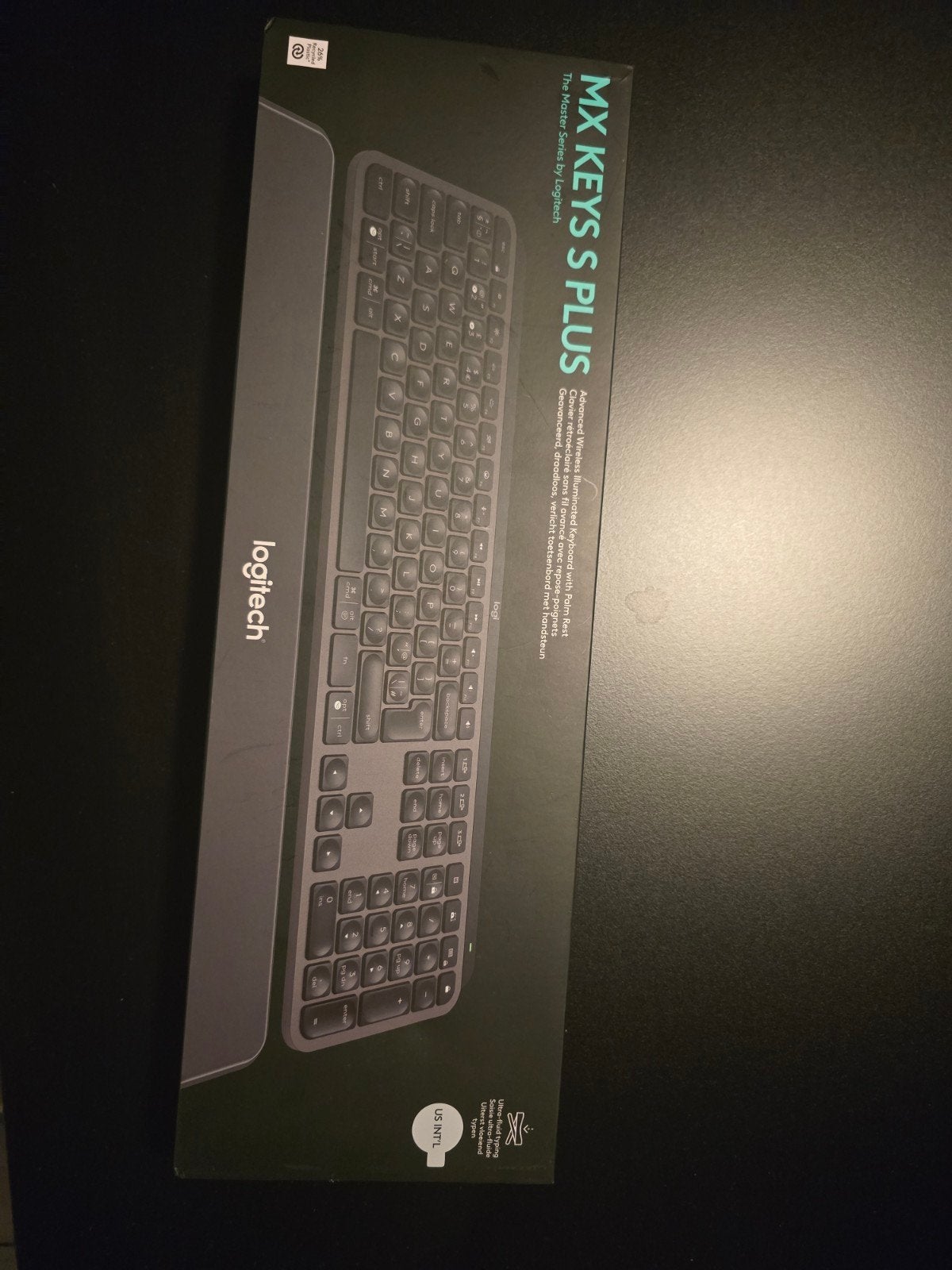 Logitech MX Keys S Plus Draadloos Toetsenbord Qwerty, Computers en Software, Draadloze ontvanger, Logitech, Nieuw, Ophalen of Verzenden