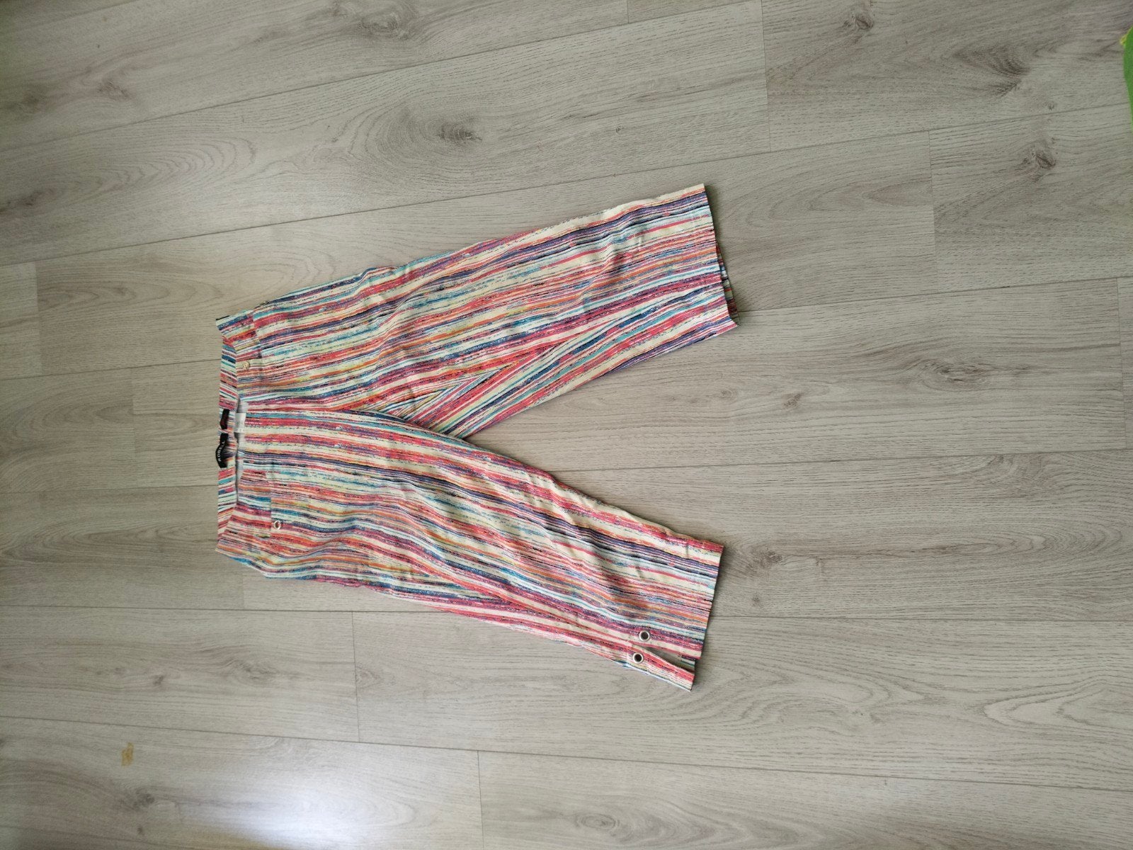 Robell Maike 07 Gestreepte Capri Broek - Zo goed als nieuw, Maat 38/40 (M), Overige kleuren, Ophalen of Verzenden, Zo goed als nieuw