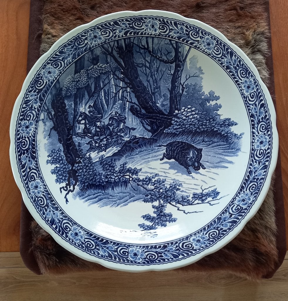 Delfts blauw bord, Antiek en Kunst, Ophalen