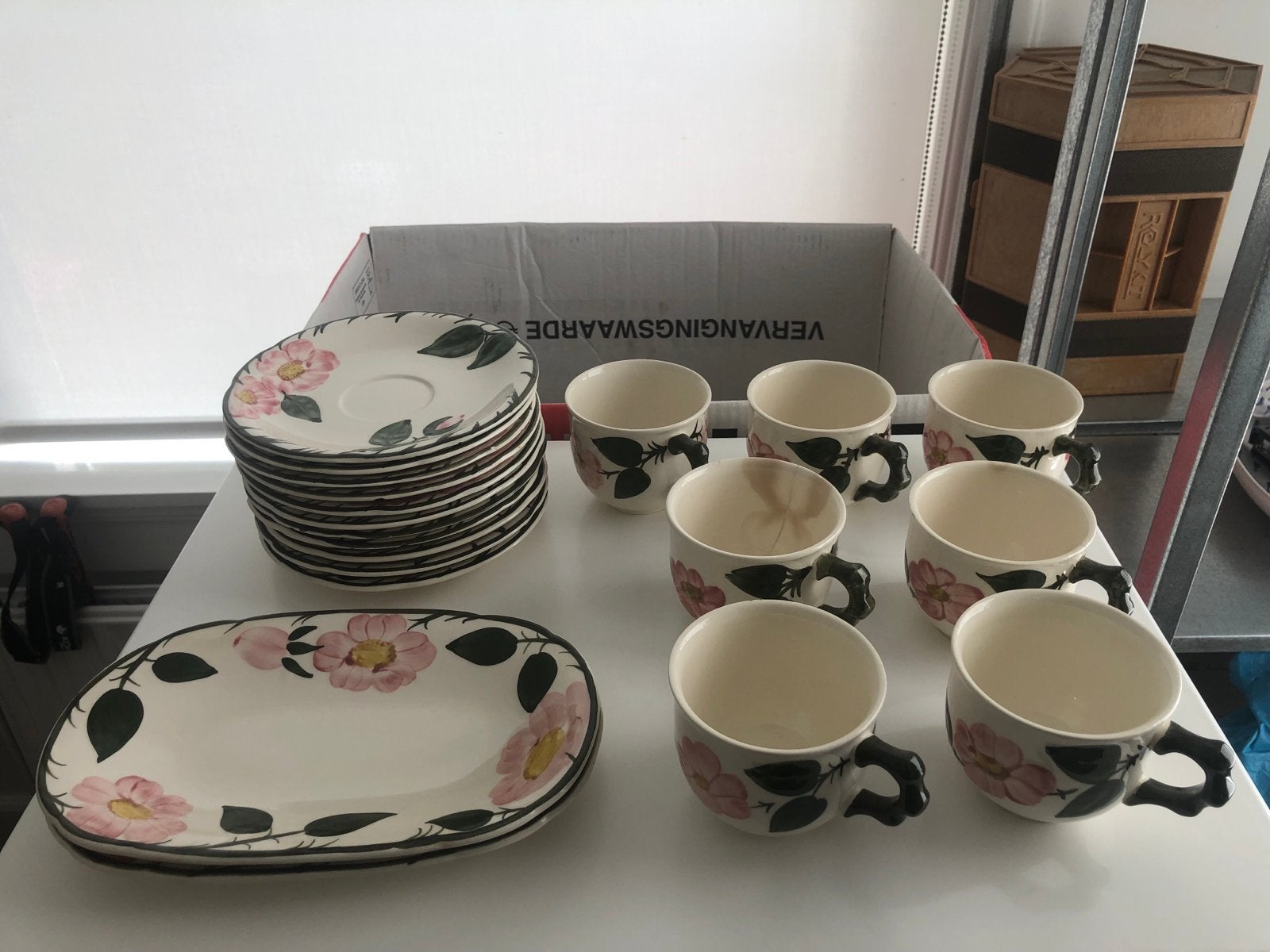Villeroy & Boch Wild Rose servies, Gebruikt, Overige merken, Keramiek, Vintage