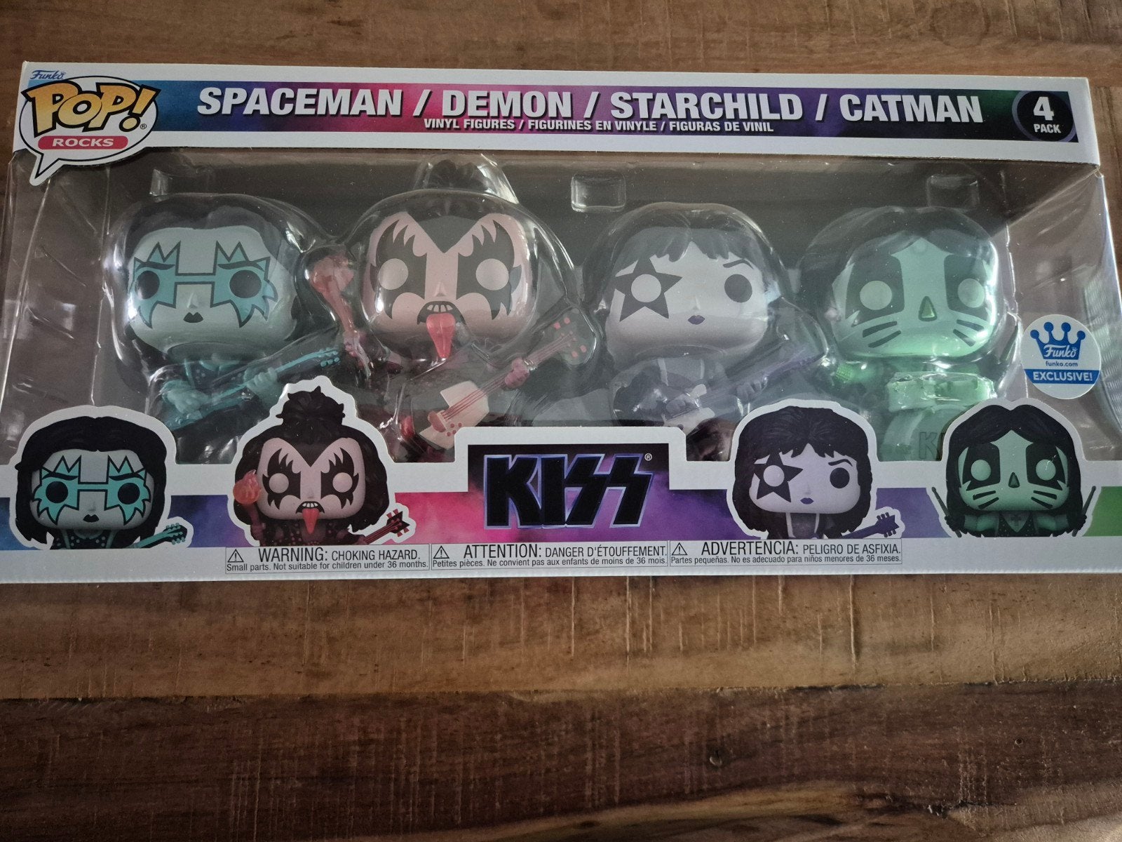 kiss band funko pop Glow in the dark, Ophalen of Verzenden