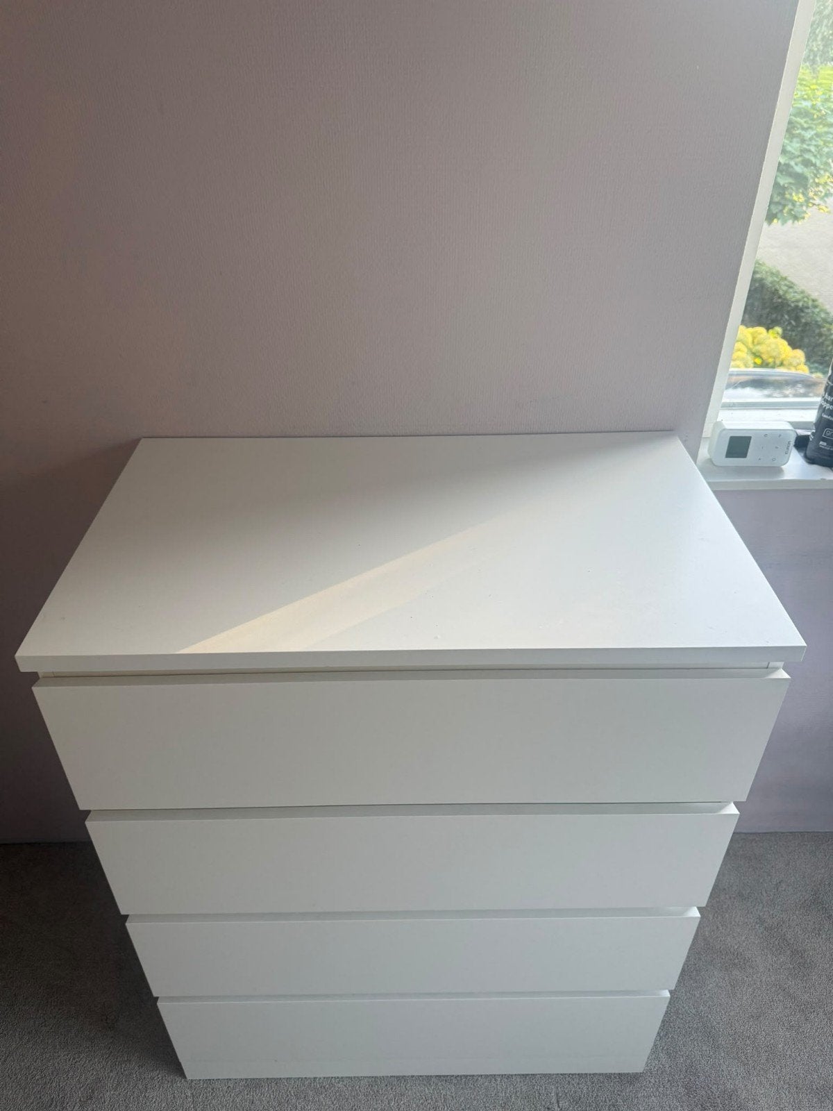 IKEA Malm ladekast wit - 80x100 cm, Huis en Inrichting, Ophalen, Gebruikt, 100 tot 150 cm, 50 tot 100 cm