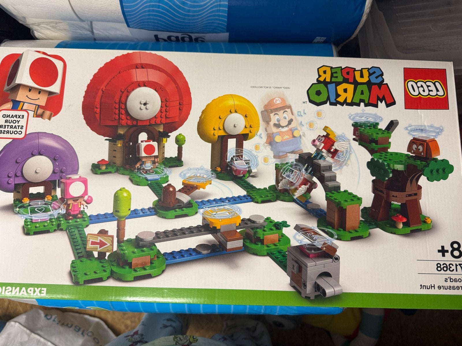 Lego Super Mario Toad's Schatzoektocht Uitbreidingsset, Lego, Nieuw, Ophalen of Verzenden, Compleet