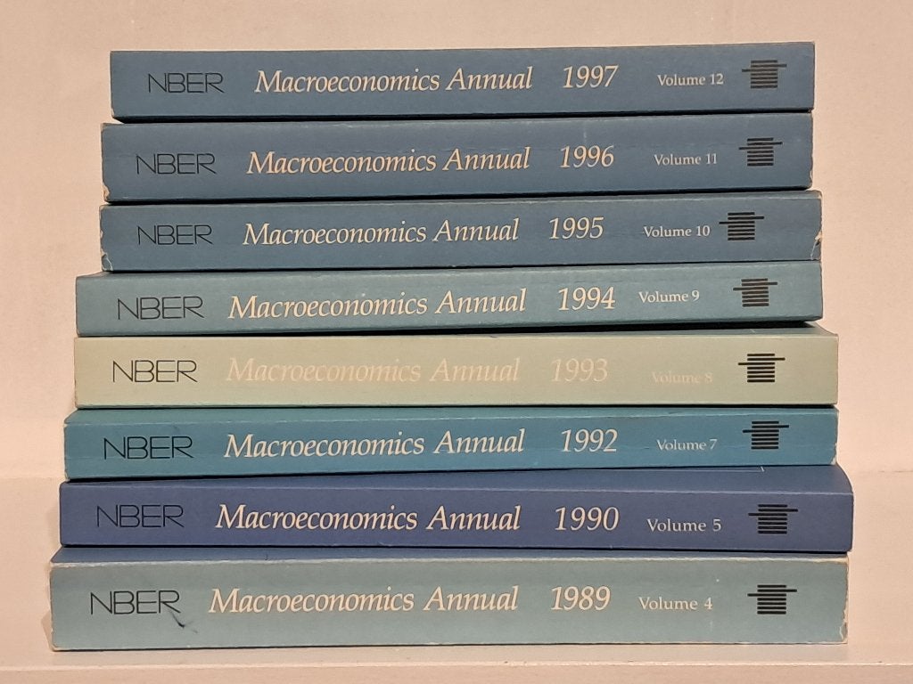 NBER Macroeconomics | Annual 1989–1997 | Volumes 4–12 | 1e, Ophalen of Verzenden, Zo goed als nieuw, Economie en Marketing