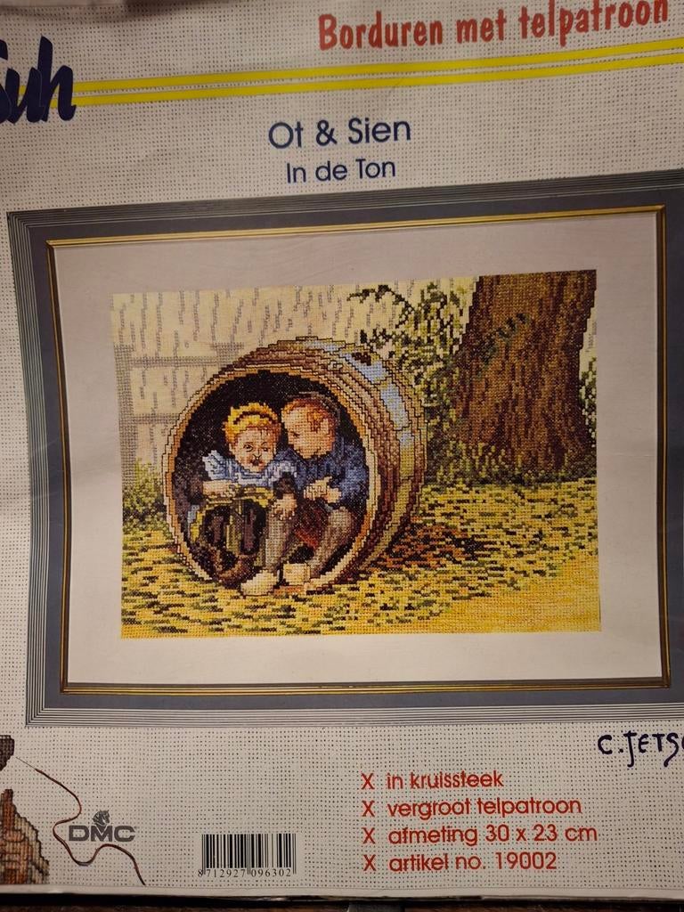 Ot en Sien - in de ton, Hobby en Vrije tijd, Ophalen of Verzenden, Nieuw, Borduurpakket