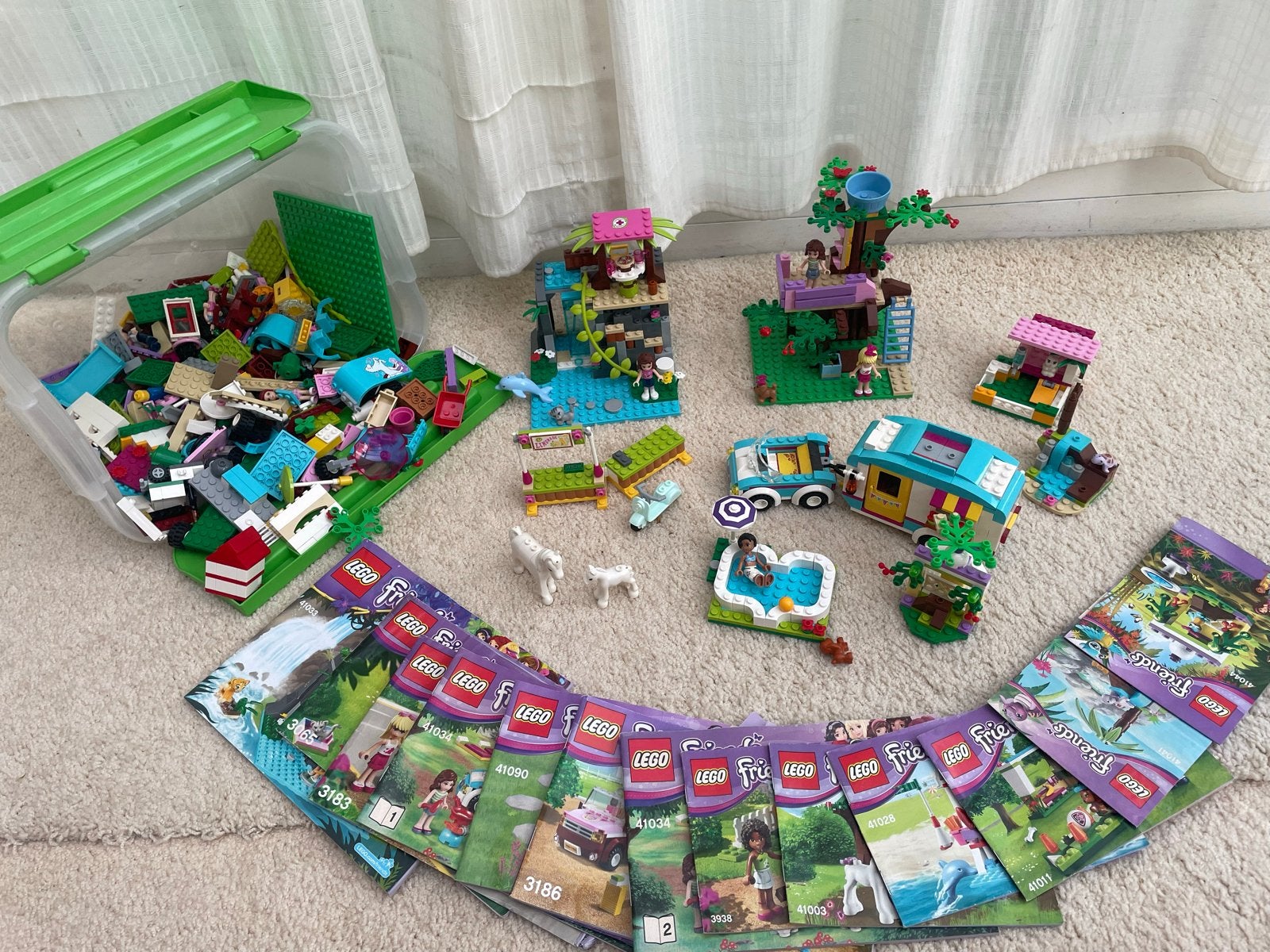 Grote partij LEGO Friends met diverse sets en instructies, Kinderen en Baby's, Speelgoed | Duplo en Lego, Gebruikt, Lego, Friends