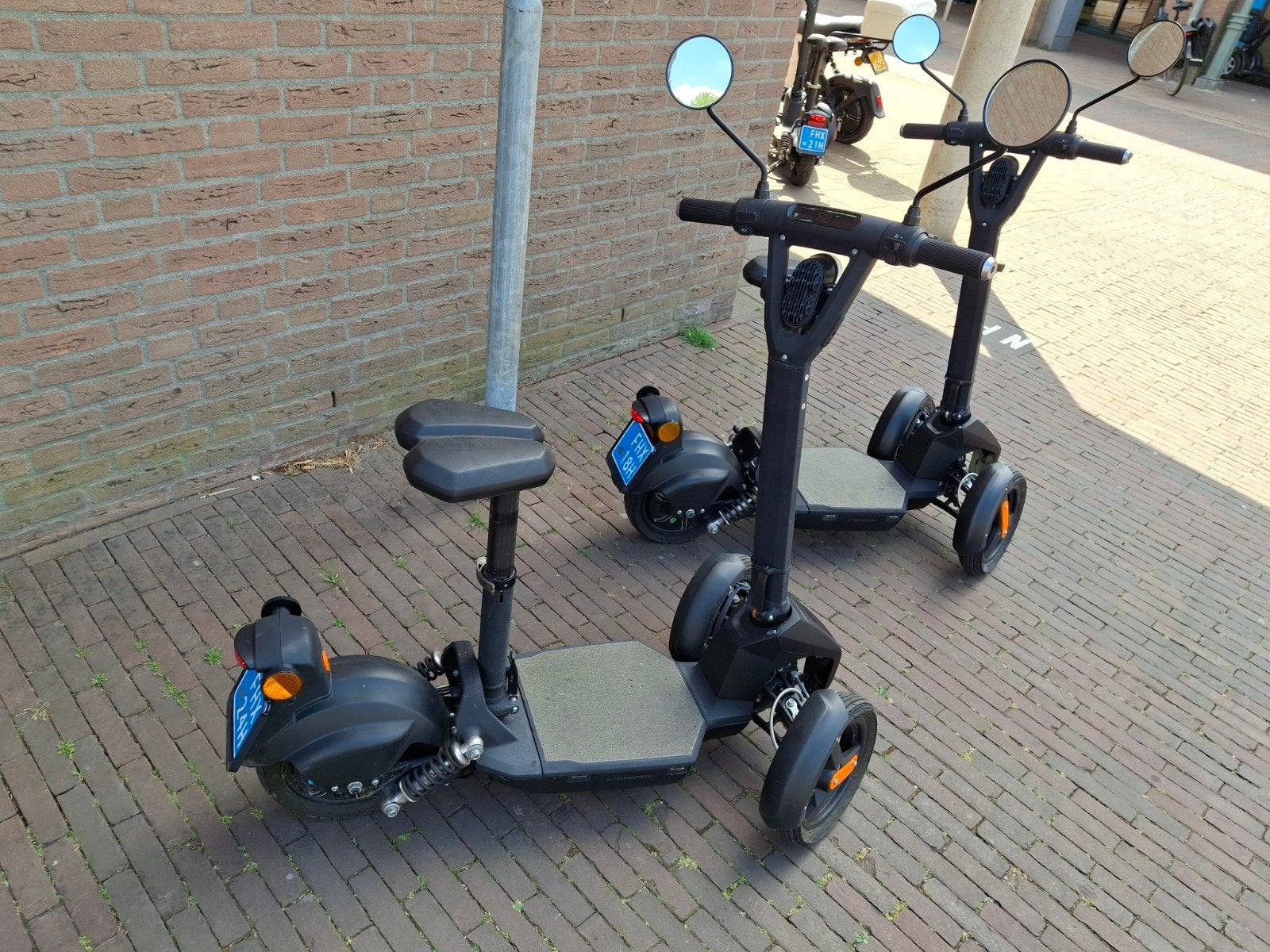 Scooter Doohan I-Lark Elektrische Step Driewieler, Fietsen en Brommers, Ophalen, Zo goed als nieuw, Elektrische step (E-scooter)
