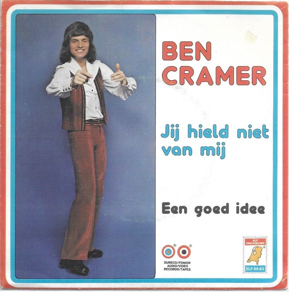 Vinyl Single Ben Cramer, Ophalen of Verzenden, Gebruikt, Nederlandstalig