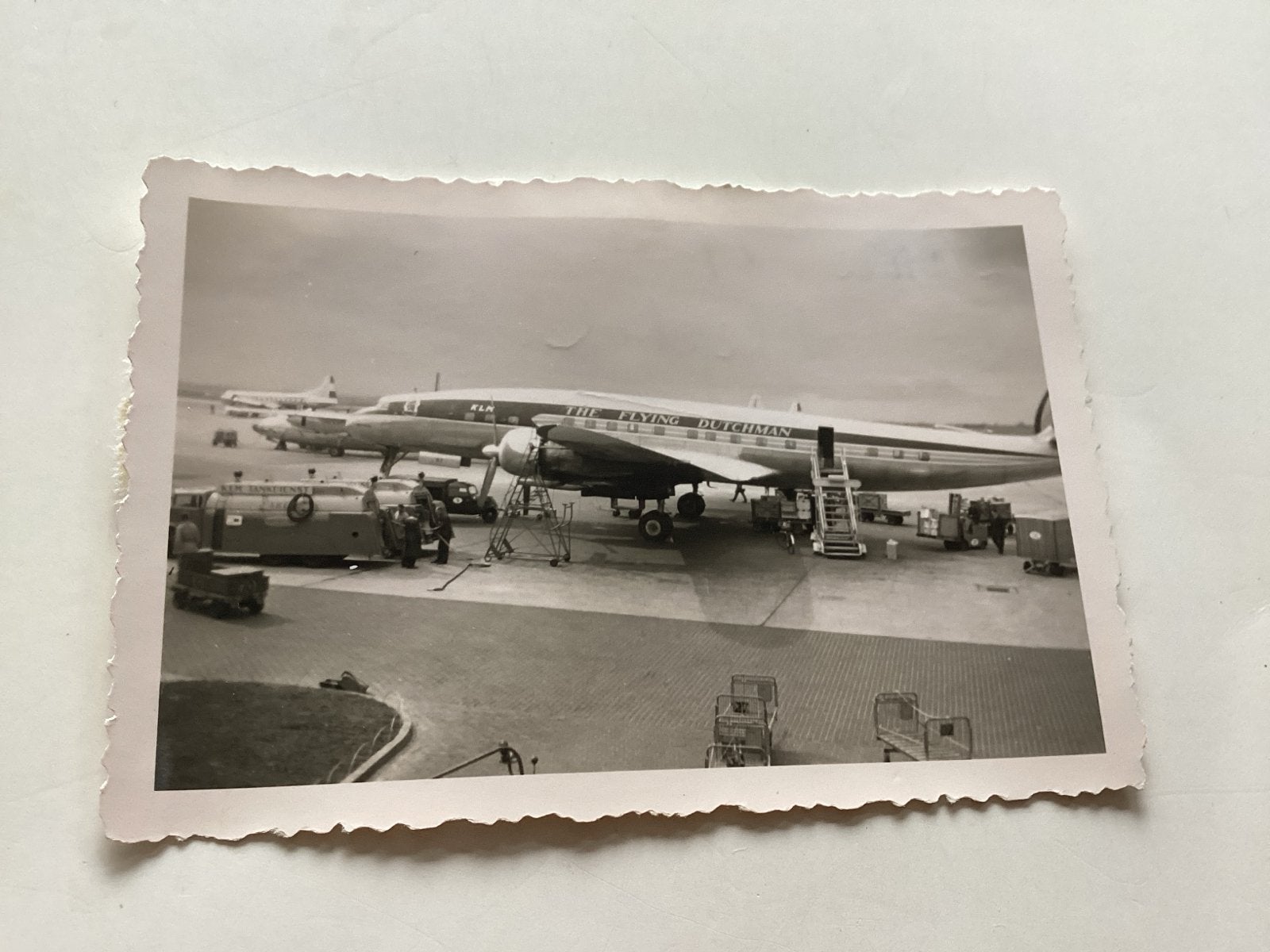KLM 'The Flying Dutchman' vliegtuigfoto 6x9 cm, Verzamelen, Gebruikt, Foto, Ophalen of Verzenden, Voor 1940