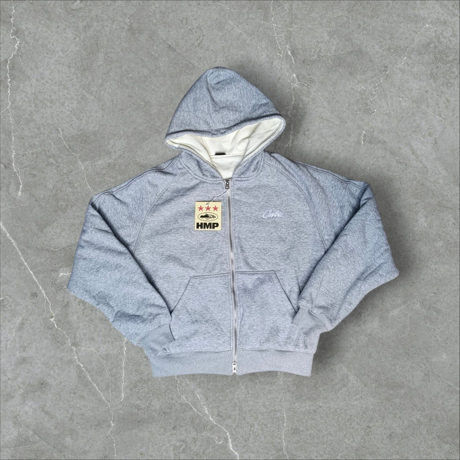 C.orteiz zip hoodie | Nieuw | M | Grijs | Hoodie | Zipper, C.orteiz, Maat 48/50 (M), Nieuw, Ophalen of Verzenden