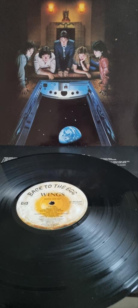 Wings - Back To The Egg LP (1979) - Pop Rock Vinyl, Cd's en Dvd's, Gebruikt, Ophalen of Verzenden, 1970 - 1979, Inclusief binnenhoes